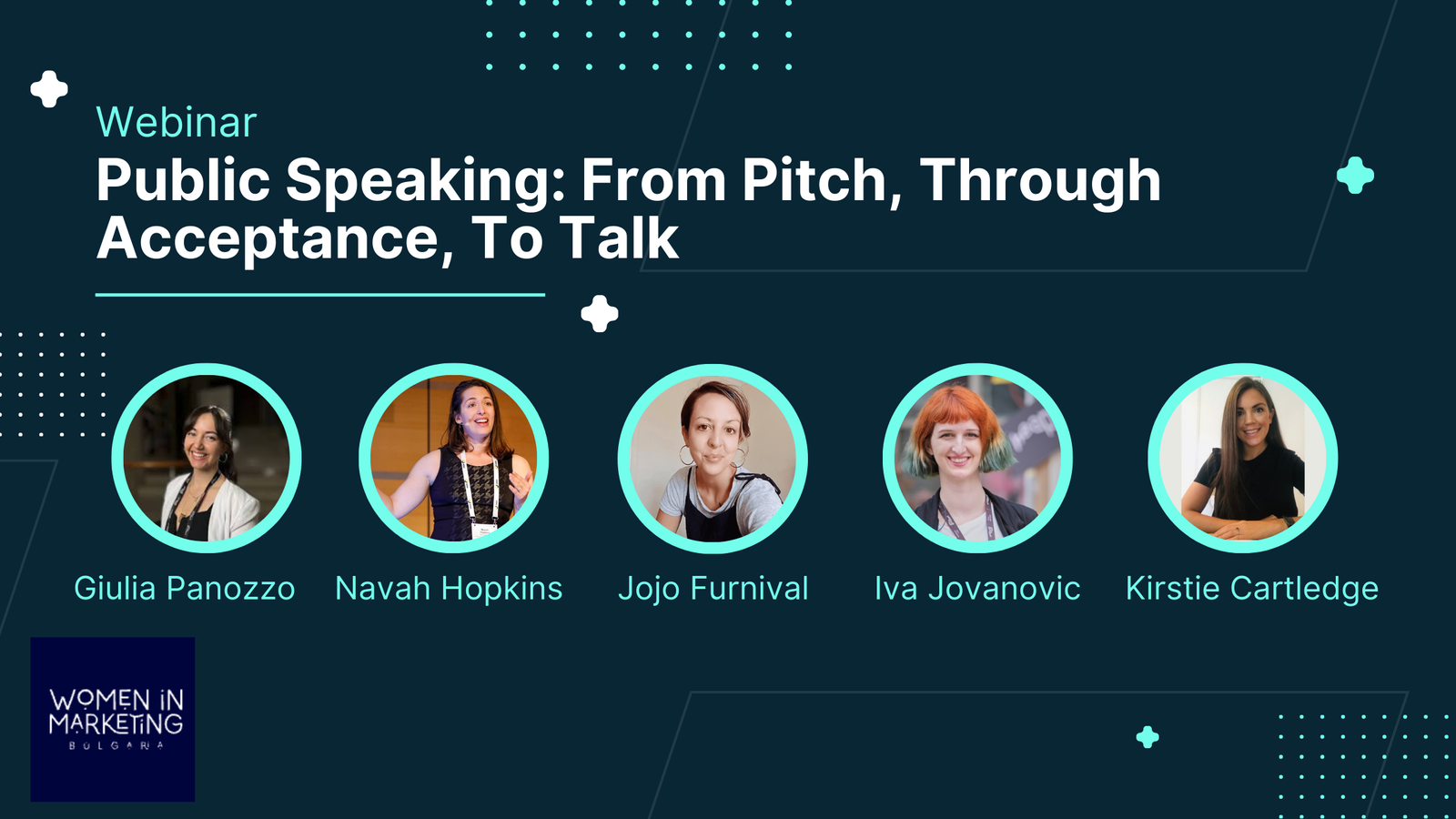 public speaking webinar - women in marketing bulgaria